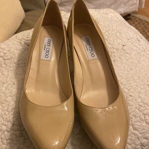 Euc jimmy choo tan heals. Size 41